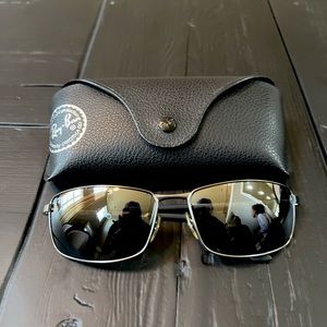 Polarized Grey Gradient Ray-Ban Sunglasses